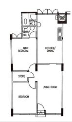 Blk 182 KEBUN BARU LINK 2 (Ang Mo Kio), HDB 3 Rooms #590472981